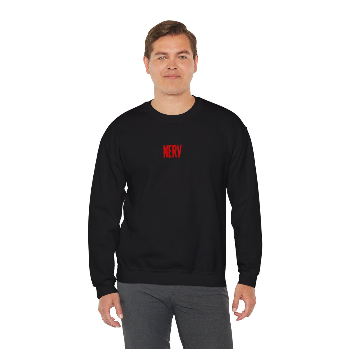 NERV No 9-5 Crewneck Sweatshirt - Black
