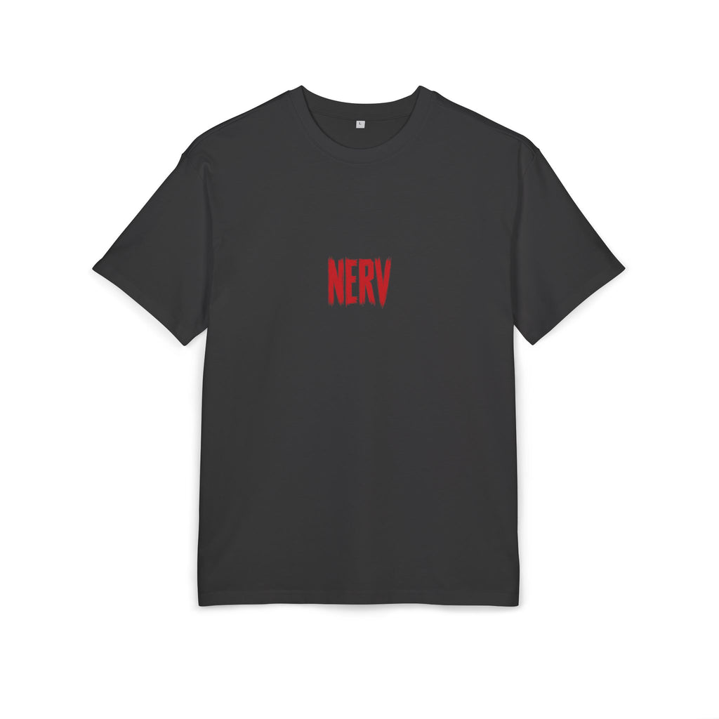 NERV Your Only Limit Unisex Heavy Oversized Tee - Black
