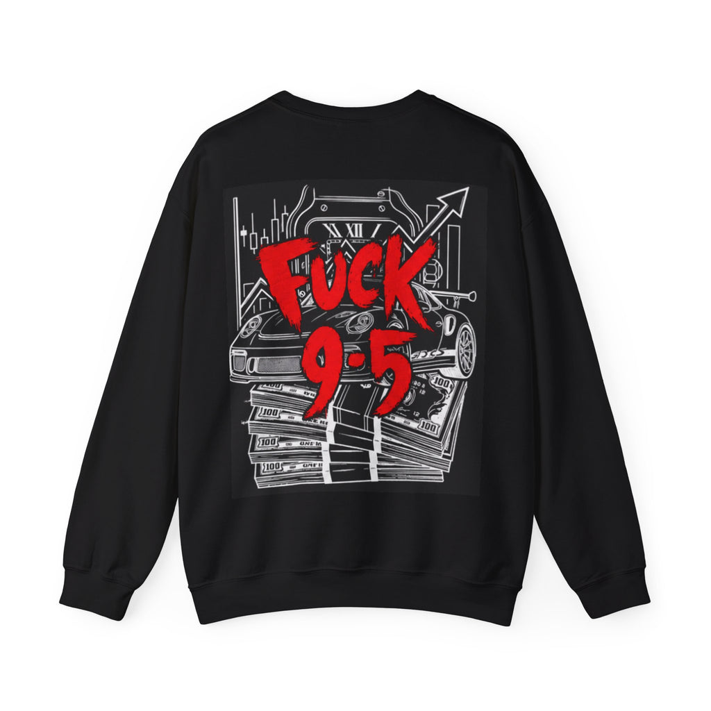 NERV No 9-5 Crewneck Sweatshirt - Black