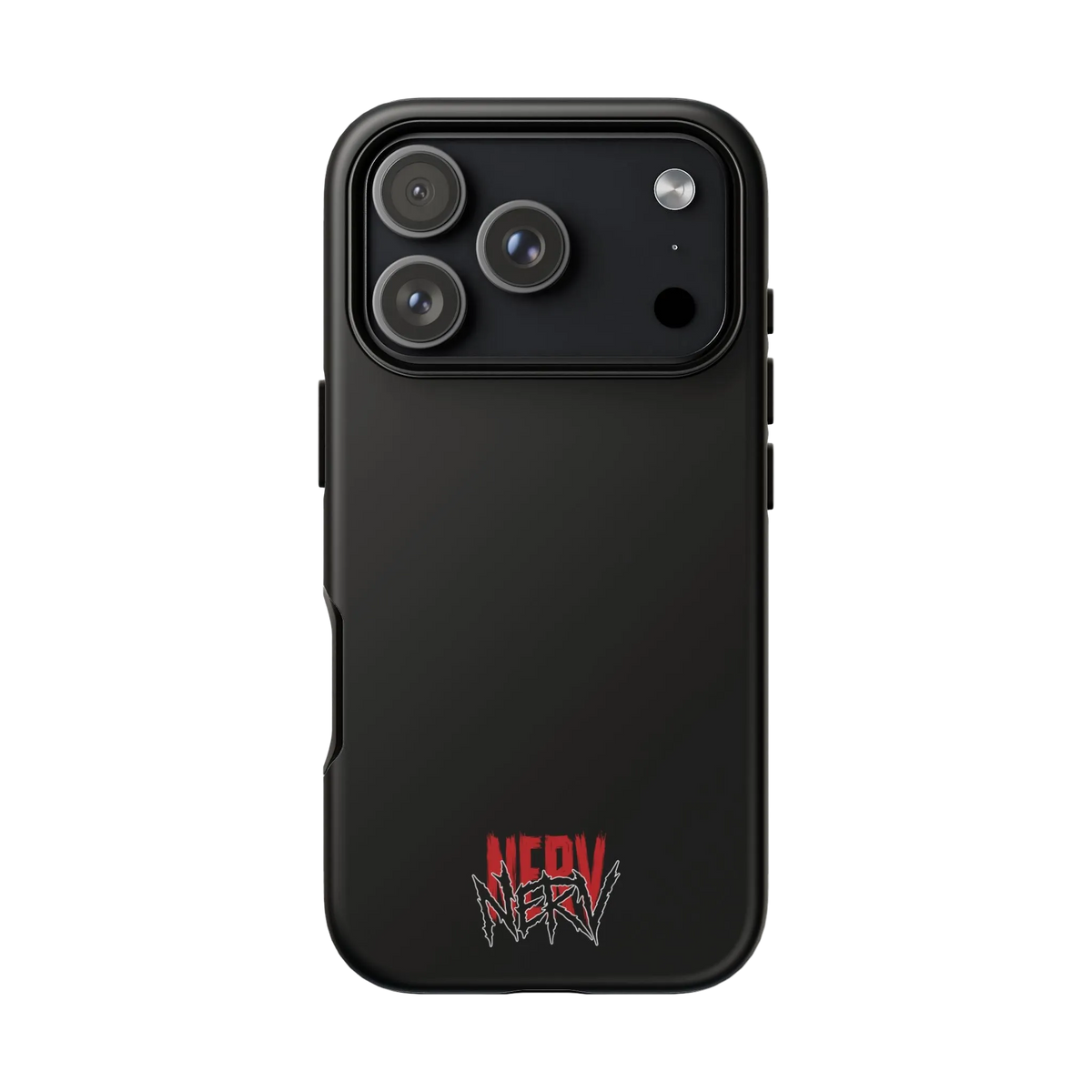 NERV Logo Tough Phone Case - Black